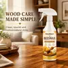 Kineshinex Spray Natural de Cera de Abeja para Cuidado de la Madera para Mantenimiento, Pulido y Limpieza de Muebles, Pisos y Gabinetes