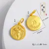 Acessórios Vietnamitas Banhados a Ouro Que Não Desbotam, Pingentes dos Doze Signos do Zodíaco, Colar DIY Banhado a Ouro com Pingente do Signo do Zodíaco do Ano de Nascimento