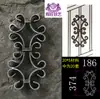 Acessórios de ferro forjado Grades de ferro Portões Flores curvas Flores de ferro em S Postes de guarda-corpo em C Peças decorativas para escadas Por desenho Outros
