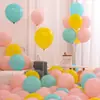 Globos al por mayor Color Macarrón Engrosados Antiexplosión Tienda de Centro Comercial Decoración de Actividad Escena Arreglo de Cumpleaños Múltiples Colores