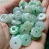 Myanmar A Acessórios de jade Flor de gelo em suspensão Jade mini infantil 13mm Fivela de jade Myanmar A