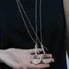 Estilo Ins Verano Nuevo Lupa con Llavero Collar Diseño Original Cadena de Suéter de Moda de Gama Alta