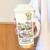 Conjunto de Copos Térmicos com Design Fofo, Caneca de Café de Grande Capacidade, Novo Estilo Fofo, Conserva o Frio, Aço Inoxidável Portátil