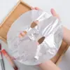 Adesivos de Máscara Facial Plástica Descartáveis, Compressa Úmida Doméstica para Salão de Beleza, Adesivos de Máscara Facial Pe para Manter a Frescura e Hidratação, Filme Plástico Preenchedor de Pele