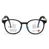 En stock nuevo ojo recomiendo armazón para gafas de niños ultraligero silicona amigable con la piel transparente antideslizante armazón de gafas con grado ajustable