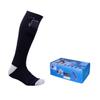 Calcetines calefactores transfronterizos, calcetines eléctricos cálidos de invierno, calcetines fríos de tubo largo con carga USB, calcetines calefactores de invierno para hombres y mujeres.
