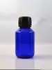 Plástico Azul Marrom Garrafa PET Garrafa Pura Lw Tampa Antifurto Garrafa com Bomba de Pressão Garrafa para Líquido de Banho Garrafa de Shampoo Garrafa Flor