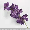 Orquídea Phalaenopsis Impressa em 3D 9 Flores Borracha Macia Flor de Simulação Materiais para Guia de Flores Arranjo de Flores Decoração de Casamento Arranjo Fundo de Arte Floral Flores Artificiais