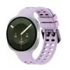 Aplicável para Samsung Galaxy Watch 9 Samsung Galaxy Watch 8/8 Classic Pulseira de Relógio de Silicone com Furos em Duas Fileiras