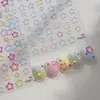 YITU Figura de Hormiga Transparente Lisa Macarrón Estrella Puntos Calcomanía para Uñas Dulce Linda Decorativa YT5610