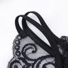 2020 nueva Serie Negra ropa interior sexy de encaje para mujer divertida de talle bajo cadera transpirable calzoncillos para dama