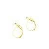 Nuevo brazalete de venta caliente, aretes colgantes, accesorios para collares, accesorios de joyería de cobre DIY 105 con gancho para la oreja en forma de D colgante