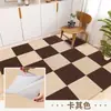 Alfombra Estilo Japonés Oficina Adhesivo Auto-Adhesivo Sin Pegamento Alfombrillas Cuadradas Piso Dormitorio Cobertura Total Sala de Estar Alfombrillas de Área Grande