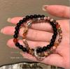 Pulseiras de Casal Empilhadas Tianzhu Mais Vendidas para Mulheres, Pulseiras de Três Círculos para Homens, Presentes para a Temporada de Formatura, Presentes de Design de Pulseira Masculina