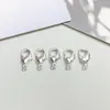 Engranaje Circular Espaciador de Zirconia Chapado en Oro de 14K Cierre de Langosta DIY Accesorios para Joyería Hecha a Mano Accesorios de Acabado para Collares y Pulseras