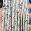 Cristal natural pedra semipreciosa 4*4 tubo espaçador cilíndrico contas soltas conexões material DIY pulseira cilíndrica atacado