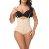 Mono Moldeador de Cuerpo de Pierna Expuesta de Comercio Exterior Mono Levantador de Vientre y Cadera con Tirantes Ajustables Mono Moldeador de Cuerpo Espalda Hermosa para Mujeres
