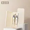 Set de 4 Piezas con Lima de Uñas Cortauñas Estuche Set Completo Herramienta Portátil para Uñas para el Hogar