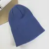 Gorro de lana tipo cúpula europeo y americano para mujer, tendencia otoño e invierno, color liso, gorro frío hip-hop, gorro de punto cálido para hombre, gorro tipo piel de melón