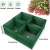 Canteiro de plantio de jardim 6 sacos de plantio de jardim de malha sacos de plantio de beleza de plantas quatro sacos de mudas de cultivo de batata de treliça