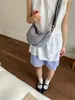 Bolso Dumpling de Cuadros Ligero de Moda Estilo Japonés Bolso Cruzado Simple Casual de Media Luna para Mujer Versátil para el Trabajo de un Solo Hombro Pequeño Bolso Cruzado