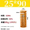 Padrão Japonês Resistente a Altas Temperaturas Mola de Molde Mola de Compressão Doméstica 65Mntf Fio Plano Compressão Retangular Alta Elasticidade Alta Resiliência