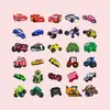 Charms de Sapato Fofos Temáticos de Carros de Desenho Animado Mais Vendidos Transfronteiriços-Acessórios Decorativos Removíveis de PVC