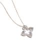 Collar de Pétalos de Moda Estilo Japonés-Coreano de Alta Gama para Mujer, Nicho de Color Libre, Lujo Ligero, Versátil, Joyería de Trébol de Cuatro Hojas, Cadena para Clavícula
