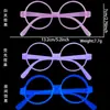 Decoración de Suministros para Fiesta Fluorescentes Gafas Luminosas de Neón Diseño de Fondo de Cumpleaños Cortina de Lluvia Macaron Pancarta Falda de Mesa
