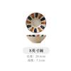 Juego de Tazón y Plato de Alto Valor Estilo Japonés Vajilla Color Bajo Cubierta Tazón Plato Cerámico Palillos Cuchara Tazón para Fideos Instantáneos Tazón para Ramen