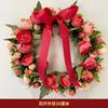 Set de Decoración de Habitación de Boda para Hombres y Mujeres, Casa Nueva, Recámara Principal, Pared de Fondo de Cabecera, Tela Colgante de Flores, Estilo Nuevo