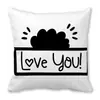 Feliz Día de San Valentín Feliz Funda de Almohada Piel de Durazno Funda de Almohada Plataforma Transfronteriza Suministro de Fábrica zxt561