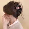 Nuevo Clip de Pinza para Perro con Puntos de Ola Hueca Lindo Colorido Pinza para el Cabello de la Parte Posterior de la Cabeza de Niña Pinza de Tiburón para Media Recogida