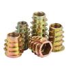 Tuercas Roscadas Internas y Externas para Carpintería, Tuercas para Muebles de Zócalo Hexagonal Avellanado, Piezas Embebidas de Madera Maciza, Tapones de Tornillo Trapezoidales M4M5M6M8