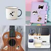 50 Pegatinas Originales de Gatos Lindos Pintadas a Mano Pegatinas para Taza de Agua Transfronterizas Decoración para Cuaderno DIY de Gato Gatito Impermeables