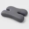 Almofada H de seda gelada para quem dorme de lado, núcleo de almofada que não pressiona o rosto, núcleo de almofada de espuma de memória para adultos para suporte do pescoço e sono