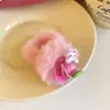 Faixa de Cabelo de Pelúcia Desenho Animado Infantil para Meninas, Elástico Alto e Corda de Cabelo Grossa para Menininhas, Acessórios de Cabelo Elásticos Versáteis para Rabo de Cavalo