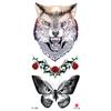 Adesivos de tatuagem à prova d'água de flores borboleta raposa fabricantes em estoque atacado cobrir cicatriz adesivos de tatuagem