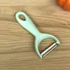 Directo de Fábrica mango de plástico acero inoxidable rallador de melón pelador de frutas y verduras utensilio de cocina para el hogar