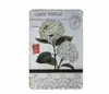 Retro americano planta de flor de hortênsia conhecimento de flores pintura em lata comércio exterior transfronteiriço bar sala de estar jardinagem pátio pintura decorativa