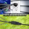 Divisor de Cable de Extensión de 1 a 4 Tomas, Cable de Alimentación de 3 Clavijas, Uso en Interiores y Exteriores Tiantai