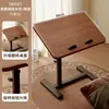 Mesa de noche, mesa móvil, ajustable, plegable para dormitorio y residencia estudiantil, mesa pequeña para computadora para espacios reducidos, escritorio simple para personas perezosas