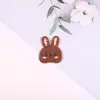 Ropa sombrero más vendido lindo animal caricatura pegatinas de tela material hecho a mano DIY accesorios para el cabello simples cabeza de oso conejo
