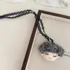 Colar com Pingente de Animal em Tecido Artesanal com Tema Floresta para Crianças