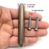 Rebite Semi-Oco DIY Manual Punção de Rebite Plano Ferramenta Punção de Rebite de Aço Branco para Crimpagens