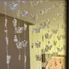 Estilo Femenino Cortina de Puerta con Lazo Dormitorio Sala de Estar Cortina Divisoria Ventana Decoración de Fiesta Cortina de Flor con Cuentas de Mariposa Transfronteriza