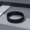 Pulseiras de Relógio Europeias e Americanas Mais Vendidas, Pulseiras de Relógio Minimalistas Populares, Pulseiras de Aço Titânio Gravadas a Laser, Acessórios de Mão Modernos e Estilosos