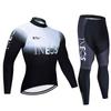 Venta al por mayor de fábrica versión Tour de Francia traje de ropa de ciclismo de manga larga para primavera y otoño bicicleta de montaña ropa deportiva transpirable para hombre
