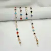 Accesorios de Joyería Personalizada de Amazon Transfronterizos Moda Cristales Coloridos Pedrería Mascarilla Gafas Correa Anti-Caída Cadena para Gafas