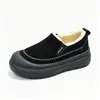 Zapatos de hombre de invierno transfronterizos más vendidos sin cordones, antideslizantes, de suela blanda, cómodos, modernos y adecuados para personas de mediana edad y mayores; disponible en stock